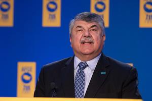 AFL-CIO President Richard Trumka speaks during the union's annual Legislative Conference in Washington, D.C. in 2020. AFL-CIO President Richard Trumka speaks during the union's annual Legislative Conference in Washington, D.C. in 2020.