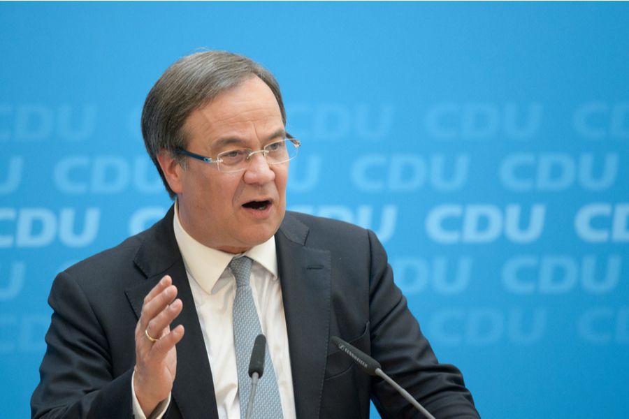 Armin Laschet, now the leader of the Christian Democratic Union, speaks at the party headquarters in Berlin, Jan. 11, 2017. Armin Laschet, now the leader of the Christian Democratic Union, speaks at the party headquarters in Berlin, Jan. 11, 2017.