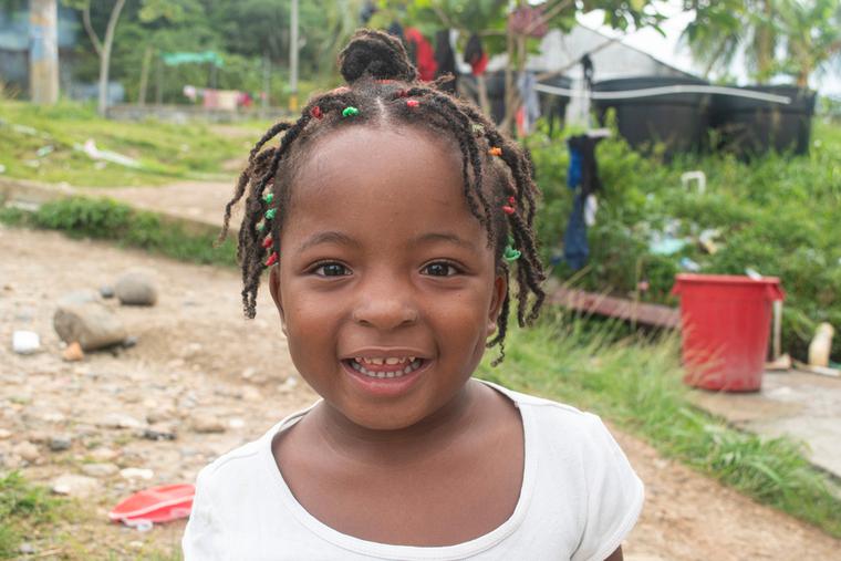 Immigrants from Haiti pictured just before crossing the Darien Gap in Colombia. Immigrants from Haiti pictured just before crossing the Darien Gap in Colombia.