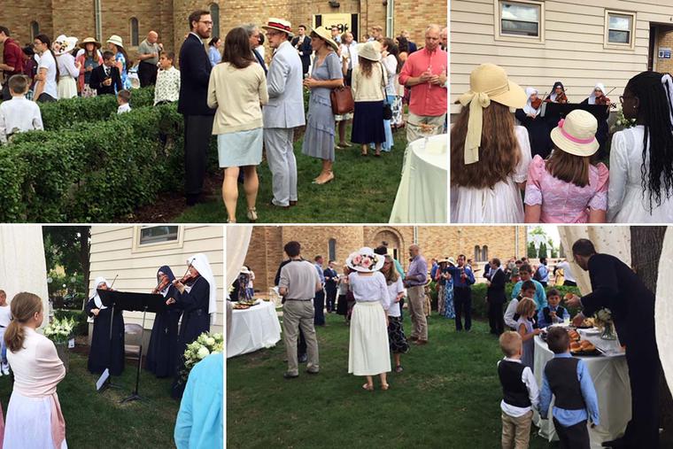 Parishioners gather for the Annual Garden Party at All Saints Parish in Minneapolis. Parishioners gather for the Annual Garden Party at All Saints Parish in Minneapolis.