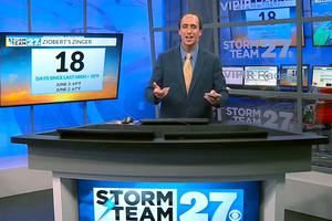 Craig Ziobert on the set of WKBN in Youngstown, Ohio. Craig Ziobert on the set of WKBN in Youngstown, Ohio.