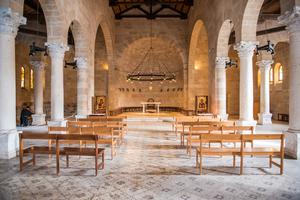 Church of the Multiplication of Loaves and Fishes on the shore of the Sea of Galilee. Church of the Multiplication of Loaves and Fishes on the shore of the Sea of Galilee.