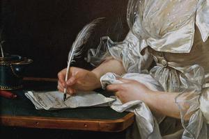 Adélaïde Labille-Guiard, “Portrait of a Woman” (detail), ca. 1787 Adélaïde Labille-Guiard, “Portrait of a Woman” (detail), ca. 1787
