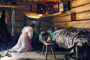 Vassily Maximov, “Prayer for a Sick Husband,” 1881 Vassily Maximov, “Prayer for a Sick Husband,” 1881