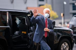 President Joe Biden in Durham, N.C. on October 18, 2020. President Joe Biden in Durham, N.C. on October 18, 2020.