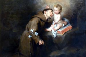 Bartolomé Esteban Murillo, “St. Anthony of Padua with the Child Jesus,” ca. 1668 Bartolomé Esteban Murillo, “St. Anthony of Padua with the Child Jesus,” ca. 1668
