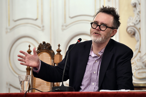 American writer and editor Rod Dreher introduced a Czech edition of his book "The Benedict Option: A Strategy for Christians in a post-Christian Nation" in the Archbishop's Palace in Olomouc, Czech Republic, on March 12, 2018. American writer and editor Rod Dreher introduced a Czech edition of his book "The Benedict Option: A Strategy for Christians in a post-Christian Nation" in the Archbishop's Palace in Olomouc, Czech Republic, on March 12, 2018.