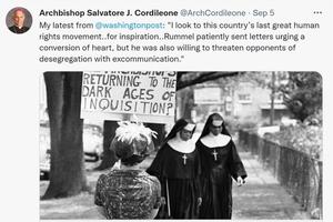 Archbishop Salvatore Cordileone wrote an op-ed titled, ‘Opinion: Our duty to challenge Catholic politicians who support abortion rights’ in ‘The Washington Post’ Sept. 5. Archbishop Salvatore Cordileone wrote an op-ed titled, ‘Opinion: Our duty to challenge Catholic politicians who support abortion rights’ in ‘The Washington Post’ Sept. 5.