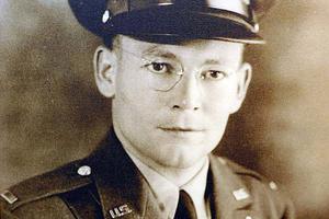 Official 1941 U.S. Army photo of Father Joseph Verbis Lafleur, Lieutenant, U.S. Army Chaplain Corps Official 1941 U.S. Army photo of Father Joseph Verbis Lafleur, Lieutenant, U.S. Army Chaplain Corps