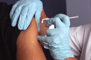Pew’s survey also found that 73% of Americans aged 18 or older have received at least one dose of the COVID-19 vaccine. Pew’s survey also found that 73% of Americans aged 18 or older have received at least one dose of the COVID-19 vaccine.