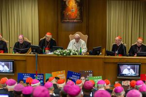 Pope Francis opens the Synod of Bishops for the Pan-Amazon Region with prayer Oct. 7, 2019. Pope Francis opens the Synod of Bishops for the Pan-Amazon Region with prayer Oct. 7, 2019.