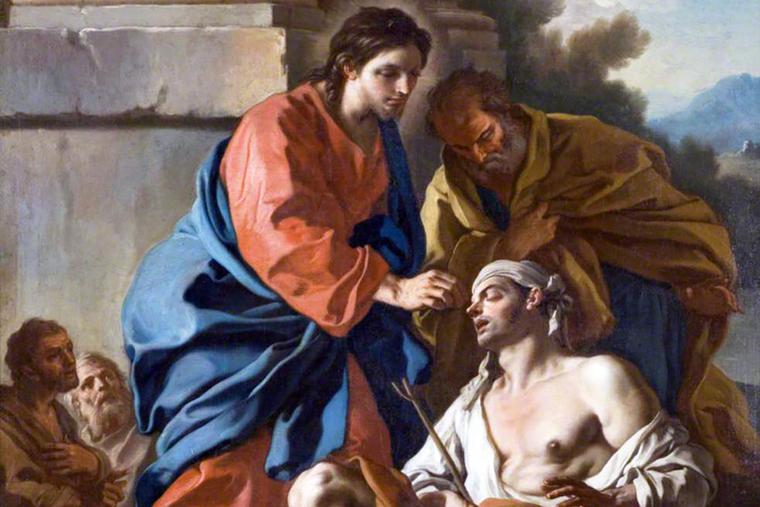 Francesco de Mura (1696-1782), “Christ Healing the Blind Man” Francesco de Mura (1696-1782), “Christ Healing the Blind Man”