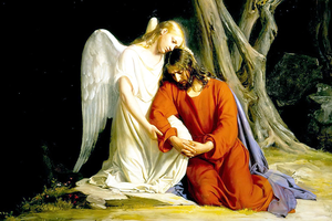 Carl Bloch, “An Angel in the Garden of Gethsemane,” 1873 Carl Bloch, “An Angel in the Garden of Gethsemane,” 1873