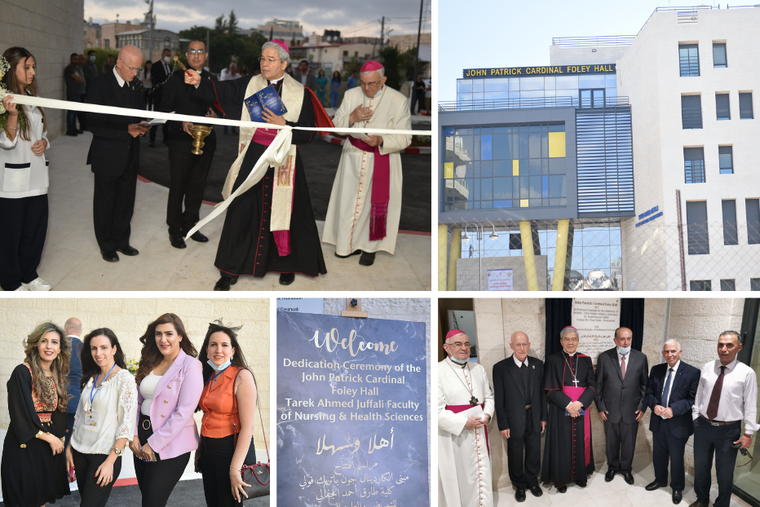 Dedication of John Patrick Cardinal Foley Hall in Bethlehem. Dedication of John Patrick Cardinal Foley Hall in Bethlehem.