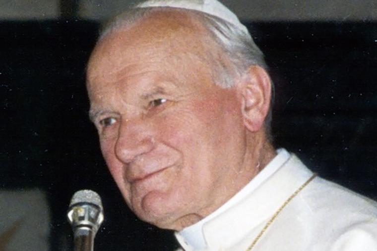 Pope St. John Paul II in 1991 Pope St. John Paul II in 1991