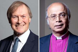 Sir David Amess (l) and Michael Nazir-Ali Sir David Amess (l) and Michael Nazir-Ali