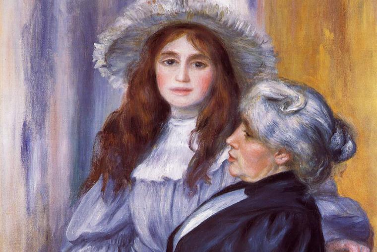 Pierre-Auguste Renoir, “Berthe Morisot and Her Daughter Julie Manet,” 1894 Pierre-Auguste Renoir, “Berthe Morisot and Her Daughter Julie Manet,” 1894