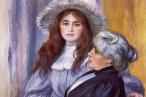 Pierre-Auguste Renoir, “Berthe Morisot and Her Daughter Julie Manet,” 1894 Pierre-Auguste Renoir, “Berthe Morisot and Her Daughter Julie Manet,” 1894