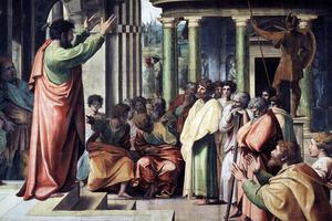 Raphael, “Saint Paul Preaching in Athens,” ca. 1515 Raphael, “Saint Paul Preaching in Athens,” ca. 1515
