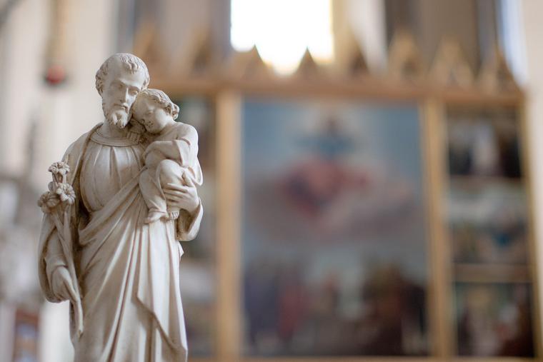 One saint who exhibited great trust in God was St. Joseph, shown depicted in a statue in Budapest, Hungary, on Sept. 16. One saint who exhibited great trust in God was St. Joseph, shown depicted in a statue in Budapest, Hungary, on Sept. 16.