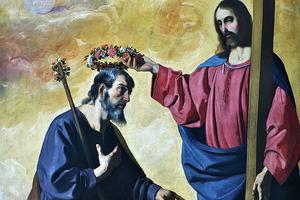 Francisco de Zurbarán, “Christ Crowns Saint Joseph,” 1640 Francisco de Zurbarán, “Christ Crowns Saint Joseph,” 1640
