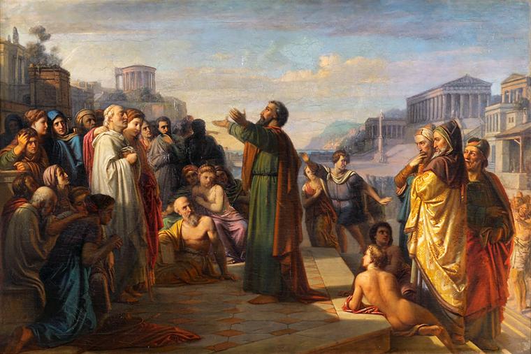 Anonymous, “Saint Paul in Athens,” 19th century Anonymous, “Saint Paul in Athens,” 19th century