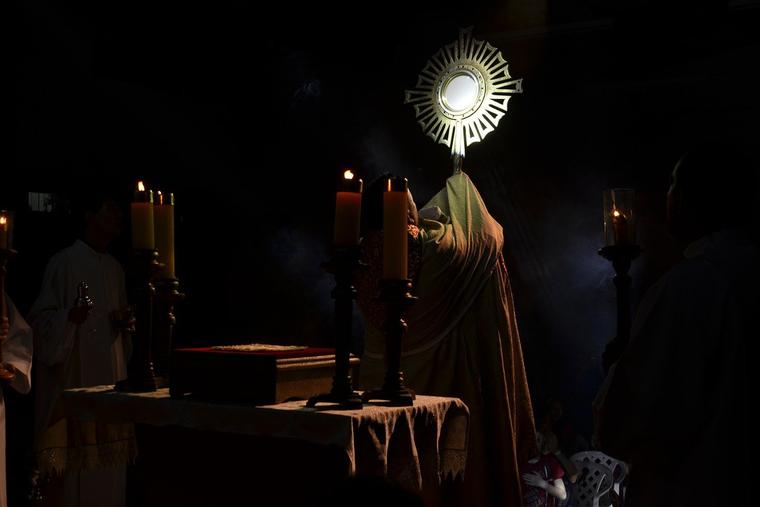 Jesus in the Eucharist photo Jesus in the Eucharist photo