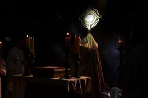 Jesus in the Eucharist photo Jesus in the Eucharist photo