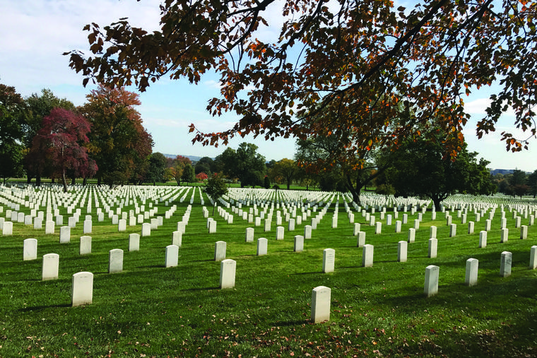 Arlington National Cemetery in Arlington, Virginia, is a solemn place of repose. Arlington National Cemetery in Arlington, Virginia, is a solemn place of repose.