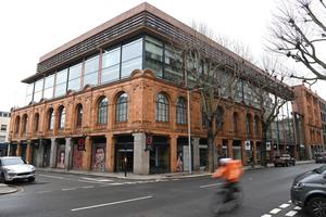 A general view of 60 Sloane Square, a period building in West London owned by the Vatican on February 18, 2021. A general view of 60 Sloane Square, a period building in West London owned by the Vatican on February 18, 2021.
