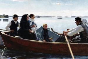 Albert Edelfelt, “Conveying the Child’s Coffin/A Child’s Funeral”, 1879 Albert Edelfelt, “Conveying the Child’s Coffin/A Child’s Funeral”, 1879