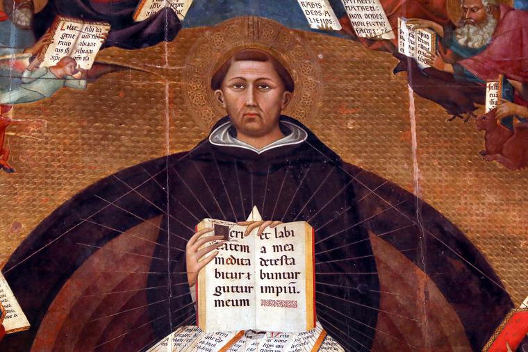 Apotheosis of Saint Thomas Aquinas by Lippo Memmi and Francesco Traini Apotheosis of Saint Thomas Aquinas by Lippo Memmi and Francesco Traini