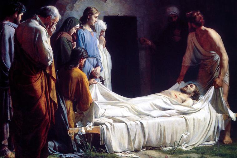 Carl Bloch (1834-1890), “The Burial of Christ” Carl Bloch (1834-1890), “The Burial of Christ”