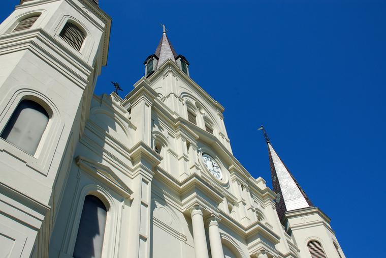St Louis Cathedral in New Orleans, 2006. St Louis Cathedral in New Orleans, 2006.