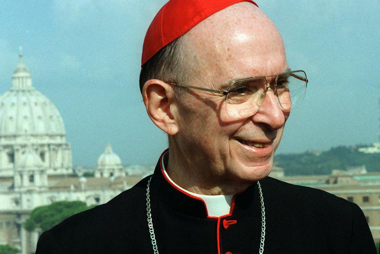 Cardinal Joseph Bernardin visits the Pontifical North American College in 1996. Cardinal Joseph Bernardin visits the Pontifical North American College in 1996.