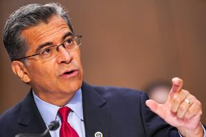 Secretary of Health and Human Services Xavier Becerra answers questions at a Senate Health, Education, Labor, and Pensions Committee hearing to discuss reopening schools during COVID-19 on Sept. 30 in Washington, DC. Secretary of Health and Human Services Xavier Becerra answers questions at a Senate Health, Education, Labor, and Pensions Committee hearing to discuss reopening schools during COVID-19 on Sept. 30 in Washington, DC.