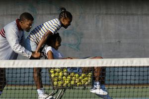 Will Smith, Saniyya Sidney, and Demi Singleton in 'King Richard.' (2021) Will Smith, Saniyya Sidney, and Demi Singleton in 'King Richard.' (2021)