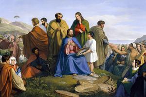 Anton von Perger, “Christ Feeding the Multitude,” 1838 Anton von Perger, “Christ Feeding the Multitude,” 1838