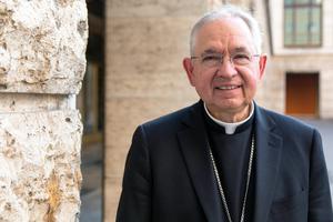 Archbishop José Gómez of Los Angeles visits the North American College in Rome, Sept. 16, 2019. Archbishop José Gómez of Los Angeles visits the North American College in Rome, Sept. 16, 2019.
