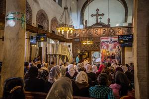 A Coptic Orthodox church in Old Cairo, a historic area of the Egyptian capital. A Coptic Orthodox church in Old Cairo, a historic area of the Egyptian capital.