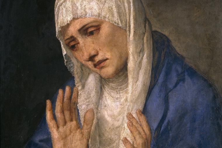 Titian, “Mater Dolorosa,” 1555 Titian, “Mater Dolorosa,” 1555