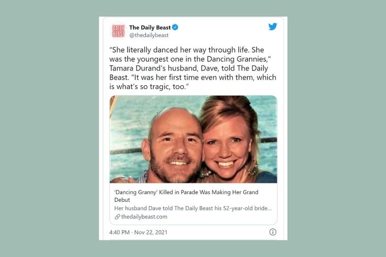 Tamara Durand, 52, the wife of a Relevant Radio host, was among the victims. Tamara Durand, 52, the wife of a Relevant Radio host, was among the victims.