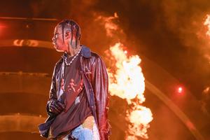 Travis Scott performs onstage during the third annual Astroworld Festival at NRG Park on Nov. 5 in Houston, Texas. Travis Scott performs onstage during the third annual Astroworld Festival at NRG Park on Nov. 5 in Houston, Texas.