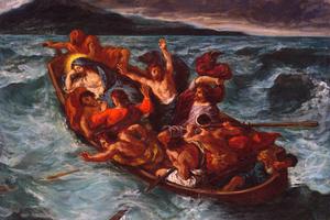 Eugène Delacroix, “Christ Asleep During the Tempest,” 1853 Eugène Delacroix, “Christ Asleep During the Tempest,” 1853