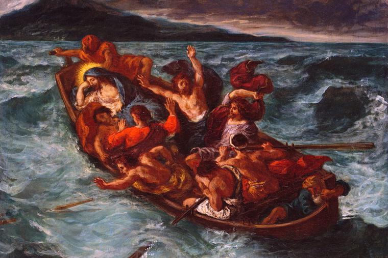 Eugène Delacroix, “Christ Asleep During the Tempest,” 1853 Eugène Delacroix, “Christ Asleep During the Tempest,” 1853