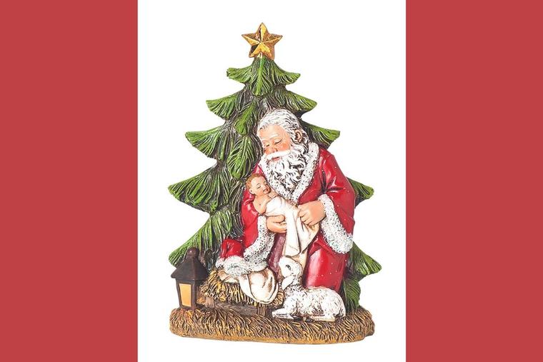 This sweet statue celebrates the true meaning of St. Nicholas and the miracle of Christmas. This sweet statue celebrates the true meaning of St. Nicholas and the miracle of Christmas.