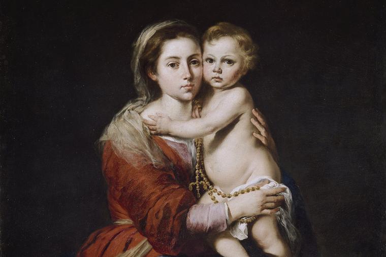 Bartolomé Esteban Murillo, “Virgin and Child with a Rosary,” c. 1650-1655 Bartolomé Esteban Murillo, “Virgin and Child with a Rosary,” c. 1650-1655