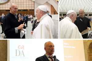 Dato Magradze meets with Pope Francis. Dato Magradze meets with Pope Francis.