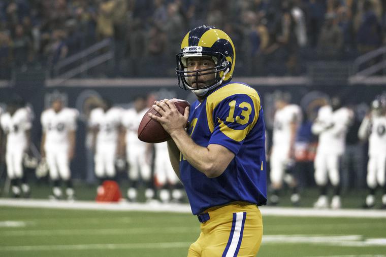 Zachary Levi portrays Kurt Warner in ‘American Underdog: The Kurt Warner Story.’ Zachary Levi portrays Kurt Warner in ‘American Underdog: The Kurt Warner Story.’
