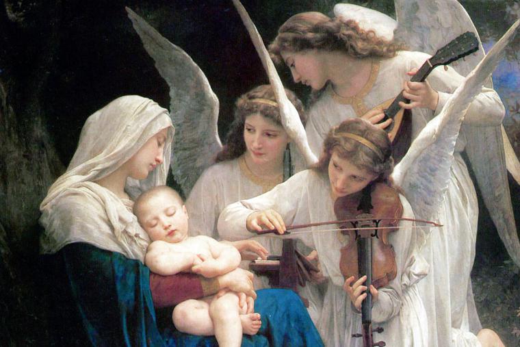 William-Adolphe Bouguereau, “Song of the Angels,” 1881 William-Adolphe Bouguereau, “Song of the Angels,” 1881